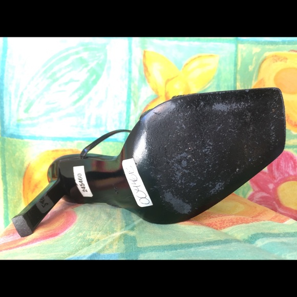 Diego Dolcini Fabric Straps Slim Heel Sandals - Picture 5 of 8